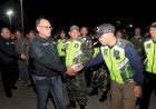 Kolaborasi Pengamanan Antara Berbagai Elemen, Polrestro Jakut Gelar Apel Gabungan KRYD