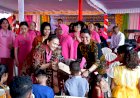 Ketua Umum Bhayangkari Rayakan Natal Bersama Korban Erupsi Gunung Lewotobi