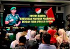 Dandim 0508/Depok Sampaikan Minal Aidin Wal Faidin Mohon Maaf Lahir Batin Saat Nobar Wawancara Presiden Dengan Tujuh Jurnalis Wartawan Senior