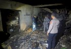 Sebelas Warung di Pantai Wonokerto Pekalongan Ludes Terbakar