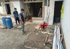 Satgas TMMD Ke-124 Kodim 0508/Depok  Fokus Menyelesaikan Pembangunan Fisik Pengecoran Jalan, Pembuatan Drainase dan Renovasi RTLH