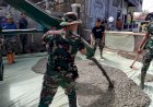 Potret Kerja Keras Prajurit dan Rakyat di TMMD 124 Depok