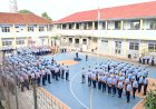 Danlanud Pimpin Upacara Bendera di SMK Angkasa Lanud Husein Sastranegara