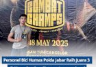 Personel Polda Jabar, Bripda Syahrul Fauzi, Sabet Juara 3 di Combat Champs International
