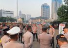 1.632 Personel Polisi Dikerahkan Amankan Aksi Ojol di Silang Selatan Monas