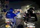 Patroli Malam Brimob Yon D Pelopor Amankan Pelaku Tawuran di Cikarang Utara