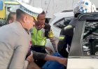 Aksi Cepat Tanggap Kasat Lantas Bekasi Kota, Tangani Korban Kecelakaan di Gunung Putri Bogor