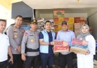 Kapolda Aceh Tiba di Langsa Lewat Jalur Darat, Beri Bantuan hingga Wifi Gratis untuk Warga