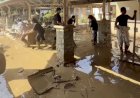 Pemandangan Warga dan TNI Gotong Royong Bersihkan RSUD Aceh Tamiang, Kini Bisa Digunakan