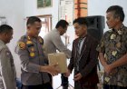 Polres Tapteng Rayakan Natal 2025 Bersama Pengungsi Korban Bencana di GOR Pandan