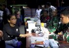 Malam Tahun Baru di Posko Pengungsian Batu Hula Meriah: Warga Cek Kesehatan, Anak-anak Dapat Mainan