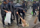 Aksi Bersih-bersih TNI-Polri dan Warga Warnai Program 