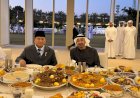 Momen Prabowo Buka Puasa Bersama Presiden MBZ , Disuguhi Sajian Khas Timur Tengah