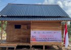Kayu Hanyutan Banjir di Aceh-Sumut Dimanfaatkan Jadi Material Huntara Warga Terdampak Bencana