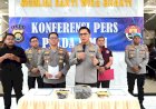 Polda Jambi Gelar Konferensi Pers, DPO Narkotika Berhasil Ditangkap di Tanjab Barat