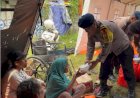 Brimob Metro Jaya Kerahkan 2 Unit Kendaraan Dapur Lapangan (Randurlap), Bagikan Bantuan Makanan untuk Korban Kebakaran Pasar Jiung