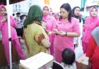 Bhayangkari Metro Jakpus Salurkan Bantuan dan Trauma Healing untuk Korban Kebakaran Pasar Jiung