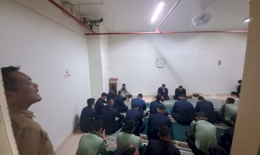 Petugas Pamdal Setwan DPRD DKI Jakarta Tiap Pekan Adakan Pengajian Yasinan dan Kajian Agama Islam