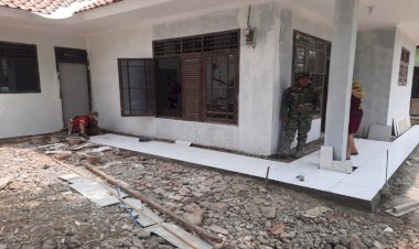Pekerjaan Fisik di TMMD ke-118 Kota Depok Hampir Selesai