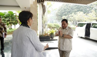 Menhan Prabowo dan Menlu Retno Bahas Persiapan Pengiriman Bantuan Kemanusiaan Palestina