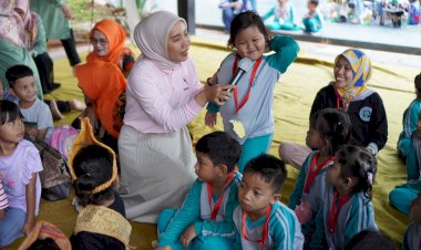 PLN UIP2B JAMALI Bantu Sarana Pembelajaran Tiga PAUD