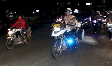 Polres Metro Depok Gelar Patroli Skala Besar Gabungan untuk Antisipasi Kerawanan Kamtibmas