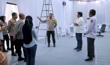 Kapolrestro Bekasi Tinjau Kesiapan Pengamanan Pendaftaran Calon Bupati dan Wakil Bupati