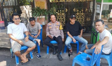 Bhabinkamtibmas Manggarai Selatan Jalin Silaturahmi dan Jaga Kondusifitas Kamtibmas Jelang Pemilukada