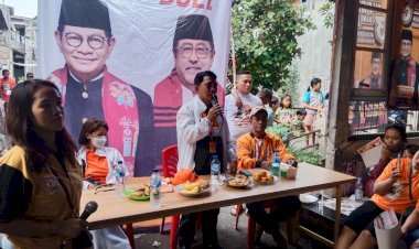 Sosialisasi Paslon Mas Pram - Bang Doel di Kelurahan Semanan di Rangkai Dengan Bazar Beras Murah