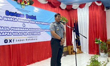 Berikan Premi, Lapas Kotabaru Apresiasi Kerja Keras Warga Binaan