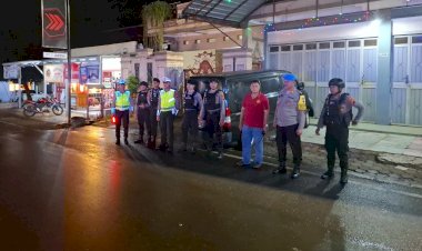 Jaga Stabilitas Kamtibmas Pasca Pemungutan Suara, Polres Pekalongan Gelar Patroli Harkamtibmas