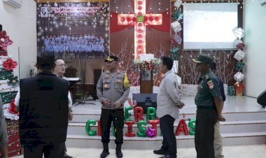 Kapolres Bersama Unsur Forkopimda Pekalongan Cek Gereja dan Pos Pengamanan Lilin Candi 2024