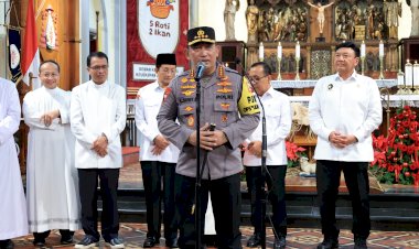 Ucapkan Selamat Natal, Kapolri: Mari Genggam Erat Persatuan dan Kesatuan