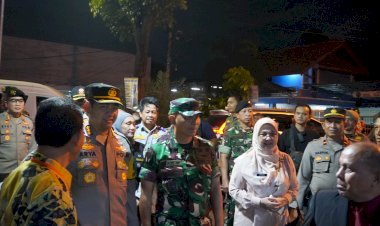 Dandim 0508/Depok, Kapolresta, Forkopimda Serta 200 Personel Gabungan, Patroli Malam Natal