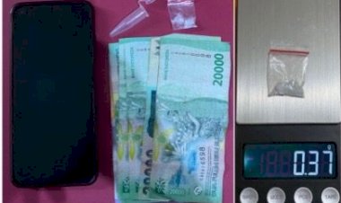 Polres Pekalongan Amankan Seorang Warga  Diduga Membawa Paket Sabu
