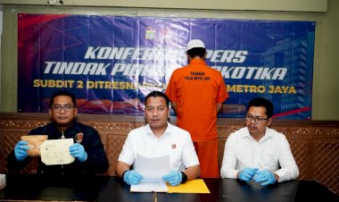 Ditresnarkoba Polda Metro Jaya Ringkus Pengedar Narkoba, 217 Gram Sabu Disita