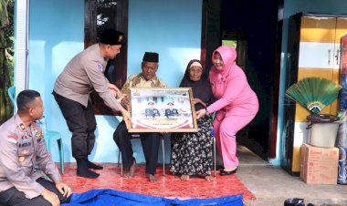 Kapolres Pekalongan Mengadakan Bedah Rumah dan Tasyakuran