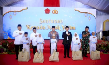 Kapolri Gelar Buka Puasa Bersama Kementerian dan TNI di Lapangan Bhayangkara Mabes Polri