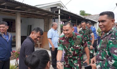 Dandim 0508/Depok Tinjau Kelurahan Harjamukti dan Cisalak Pasar Lokasi Sasaran TMMD Ke-124