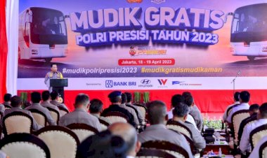 Kurangi Beban Jalan Tol dan Arteri, Kapolri Lepas 434 Bus Mudik Gratis