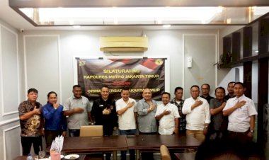 Silaturahmi Bersama Ormas Bersatu, Agus Salim Apresiasi Kapolres Jaktim Tindak Tegas  Pelaku Tawuran