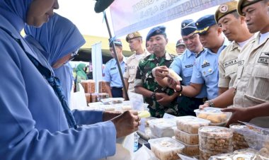 Bazar Murah TNI di Lanud Husein Sastranegara Berikan Dampak Positif Bagi Perekonomian Warga