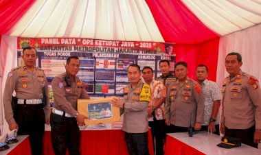 Wakapolres Metro Jakarta Timur cek Pospam H. Naman Duren Sawit, Tinjau Arus Mudik