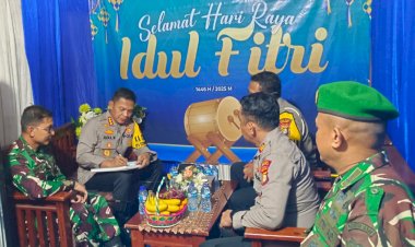 Tinjau Pos Pengamanan Idul Fitri 2025, Dandim 0508/Depok dan Kapolres Metro Depok Cek Kesiapan Personil 