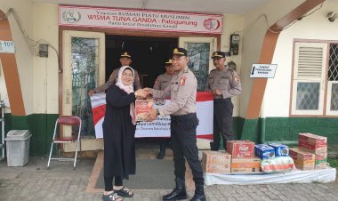 Tebar Kepedulian, Siswa SIP 54 Bantu Penghuni Panti Disabilitas Ganda