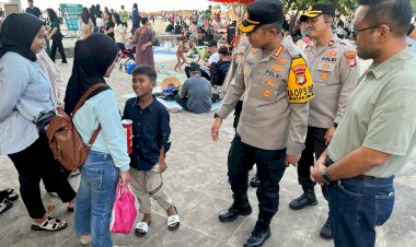 Kapolres Metro Jakarta Utara Kunjungi Posyan Ancol dalam Rangka Ops Ketupat Jaya 2025