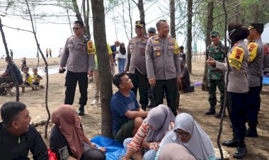 Pastikan Keamanan di Objek Wisata, Kapolres Pekalongan Kunjungi Wisata Air Pantai Wonokerto