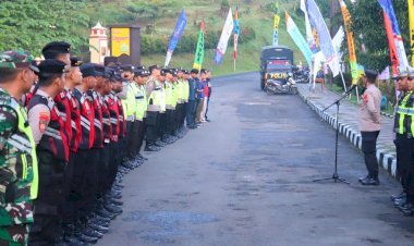 Ratusan Personil Polres Pekalongan Siap Amankan Tradisi Syawalan
