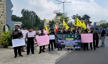 Aksi Damai GASKAN dan HIPAKAD Di Pemkot Depok, Dukung Pemerintahan Bersih, Adil dan Bebas Korupsi