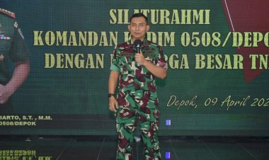 Kodim 0508/Depok Tingkatkan Komunikasi Melalui Kegiatan Silaturahmi